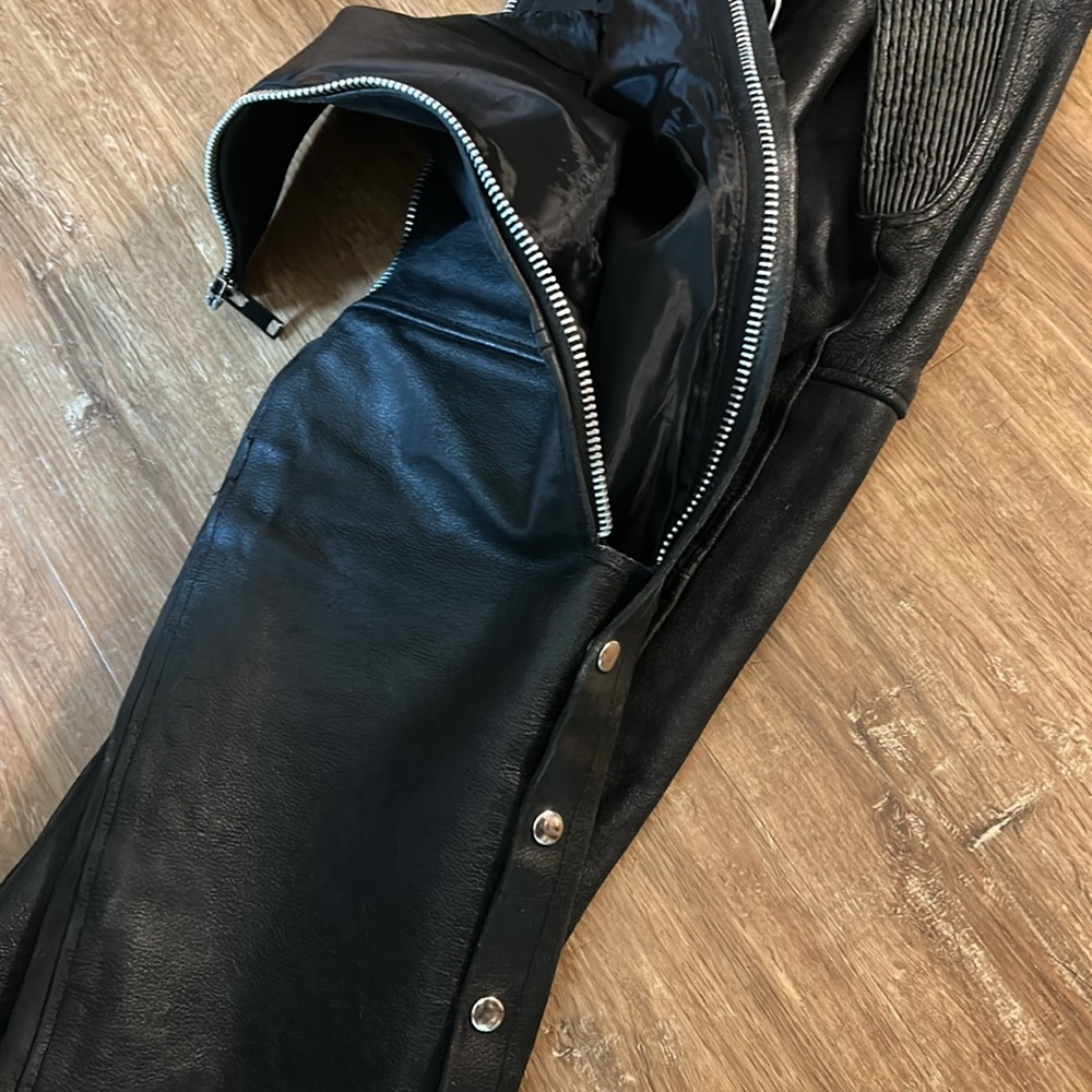 Interstate Leather Black Chaps - image 7